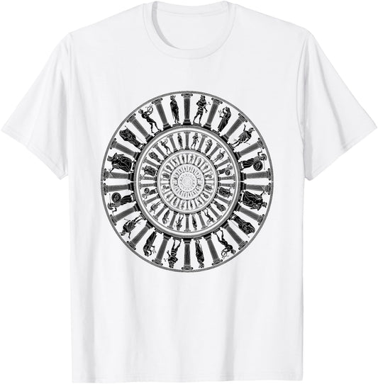 Greek Gods Vortex Ancient Greece Mythology Portal T-Shirt - T-Shirt | White