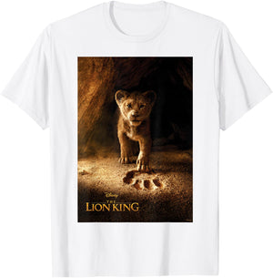 Disney The Lion King Simba Paw Live Action Movie Poster C3 T-Shirt - T-Shirt | White