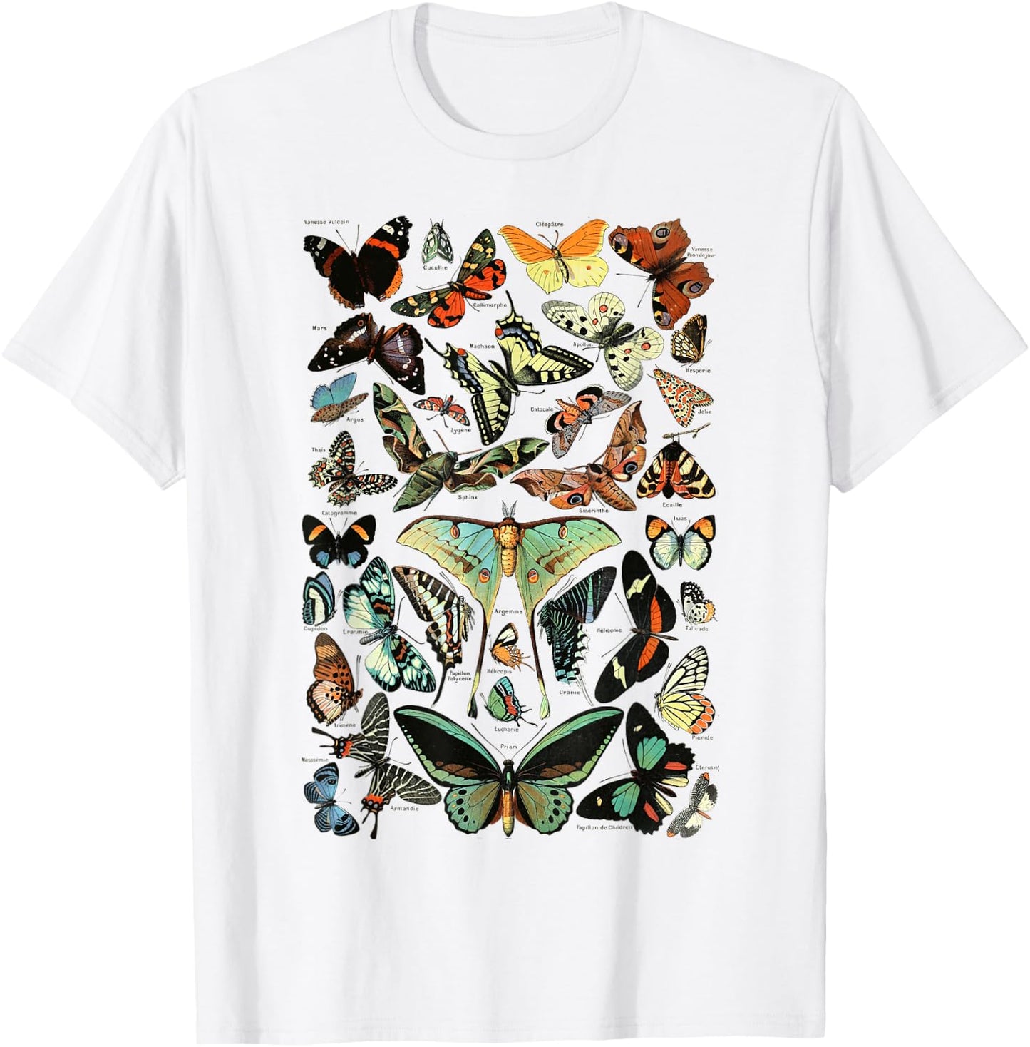 Vintage Butterflies Butterfly Collection entomology T-Shirt - T-Shirt | White