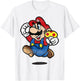 Nintendo Super Mario Running Graphic T-Shirt - T-Shirt | White