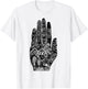 Twin Peaks Mystery Hand Symbols & Quotes Graphic T-Shirt - T-Shirt | White