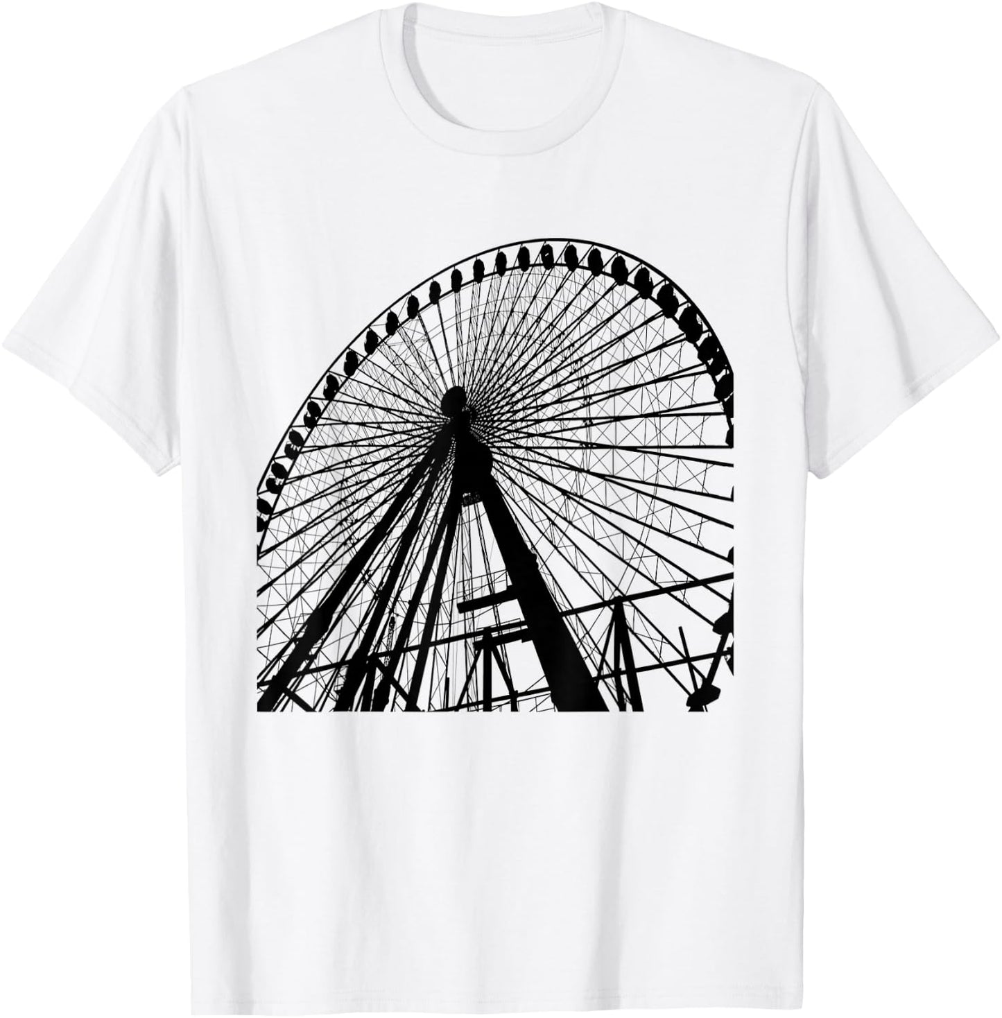 Ferris Wheel T-Shirt - T-Shirt | White