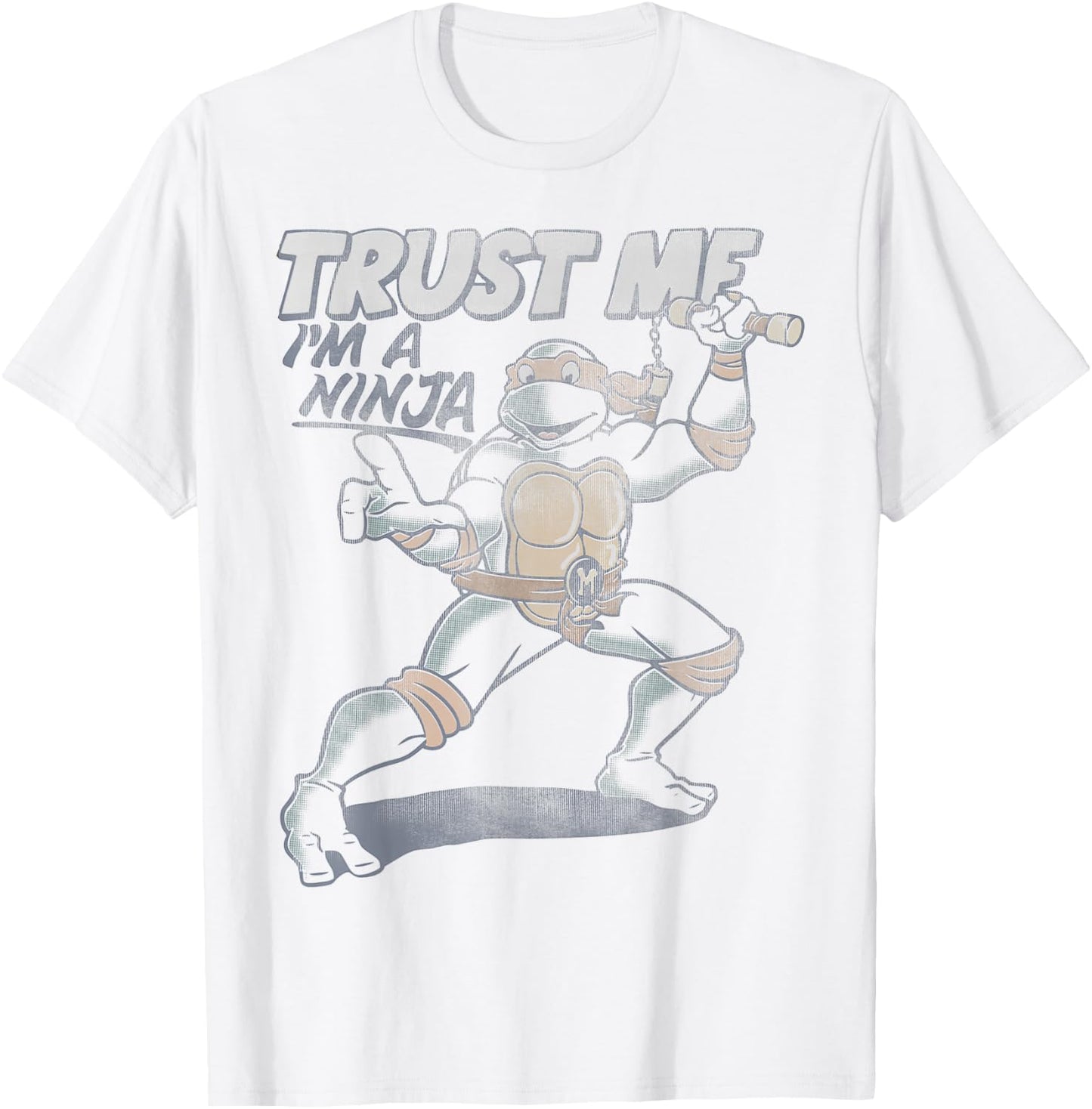 Teenage Mutant Ninja Turtles Michelangelo Trust Me T-Shirt - T-Shirt | White