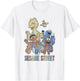 Sesame Street Colorful Group T-Shirt - T-Shirt | White