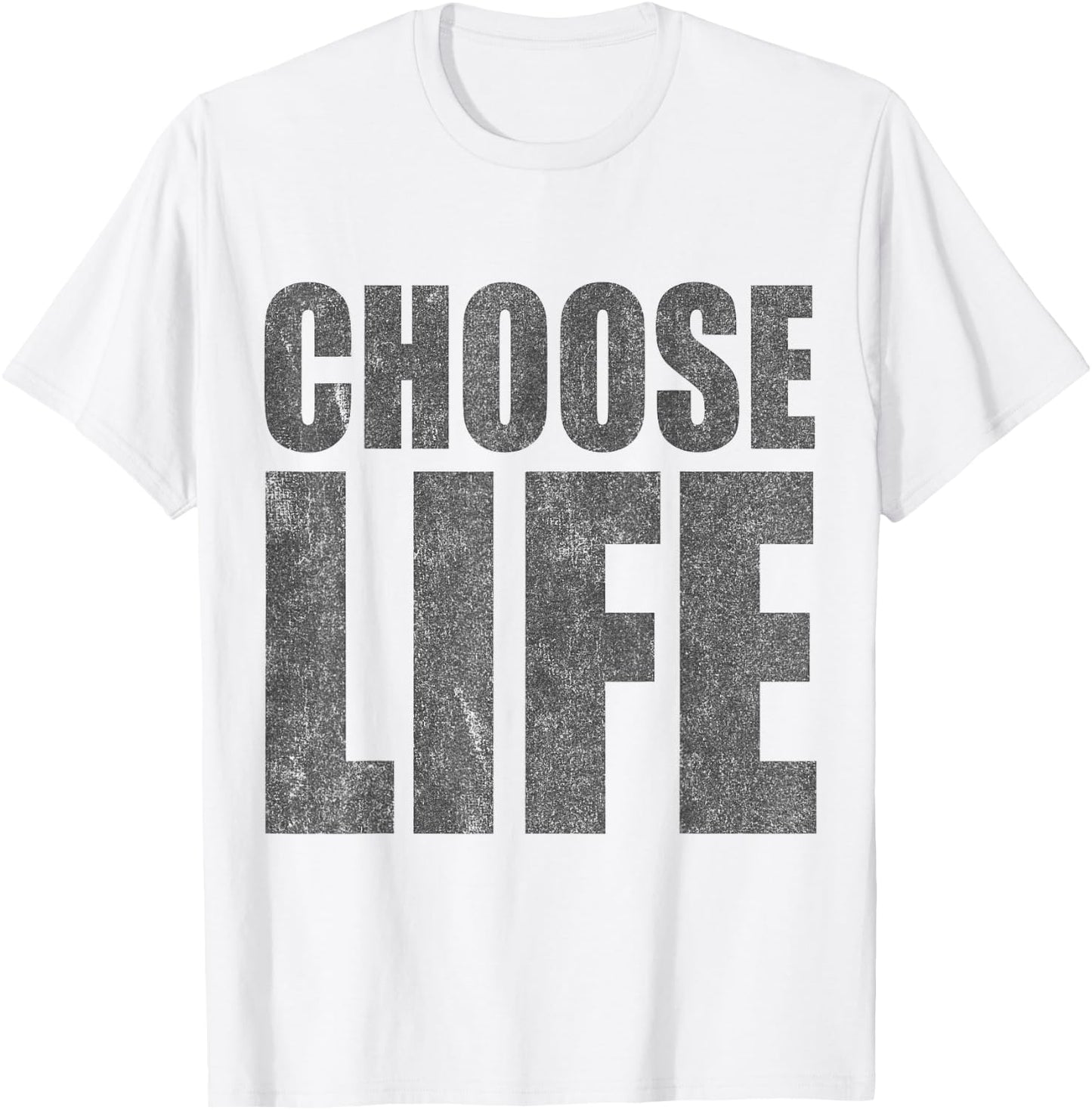Choose Life Pro-Life Retro 80s T-Shirt - T-Shirt | White