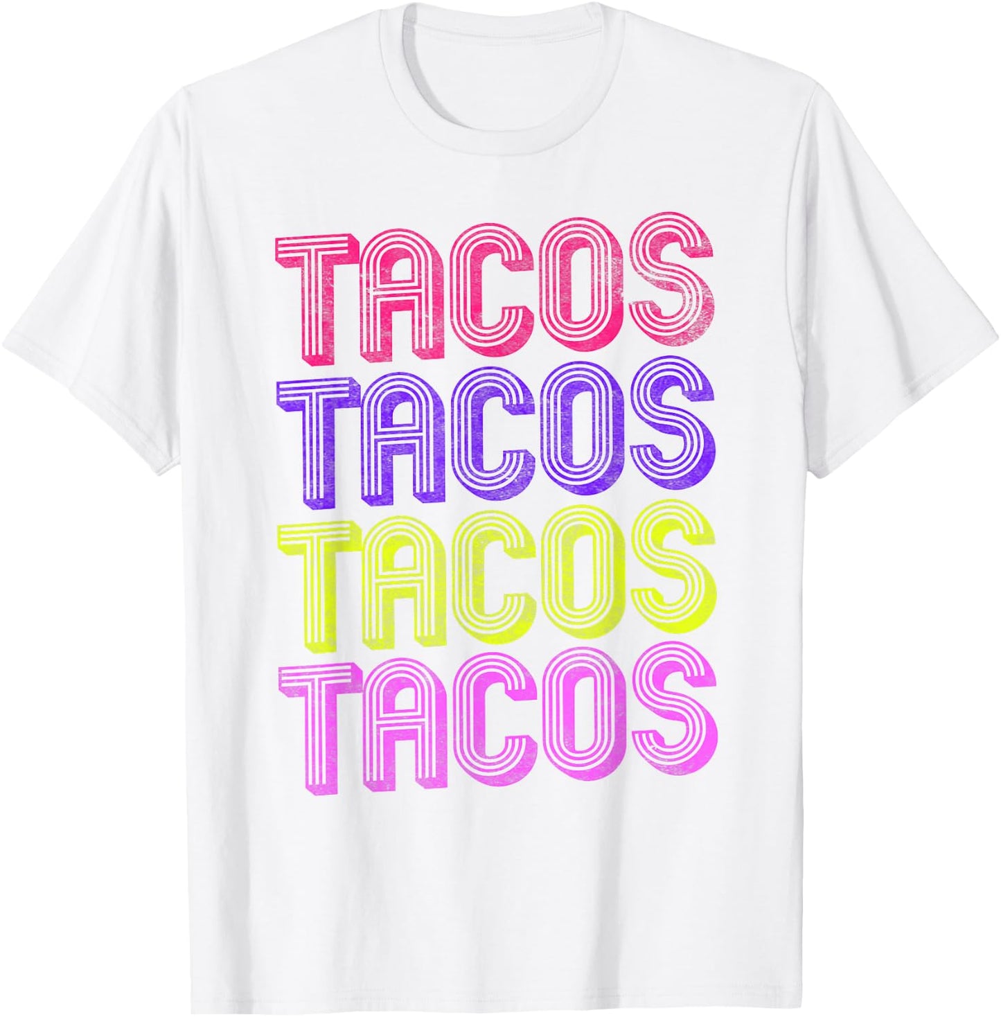 Retro Tacos , 80s Taco Tuesday Shirt , Kids T-Shirt - T-Shirt | White