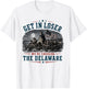 Get in Loser We're Crossing The Delaware 4th of July 250Th T-Shirt - T-Shirt | White