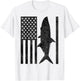 Tarpon Fishing - American Flag Tarpon Fisherman T-Shirt - T-Shirt | White
