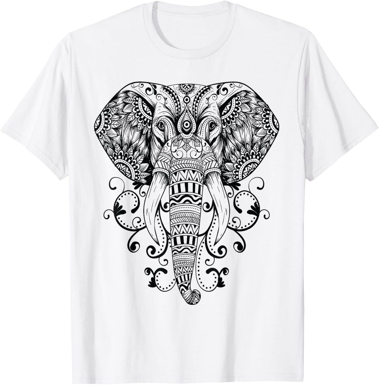 Elephant T Shirt Steampunk T-Shirt - T-Shirt | White