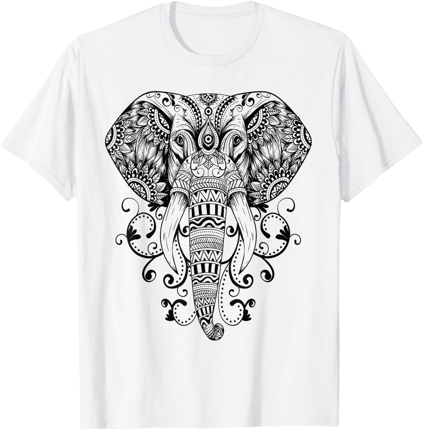 Elephant T Shirt Steampunk T-Shirt - T-Shirt | White