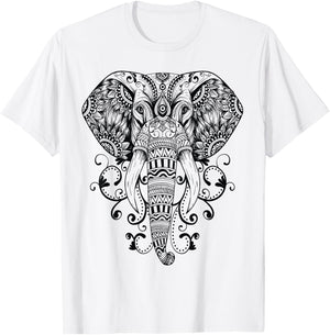 Elephant T Shirt Steampunk T-Shirt - T-Shirt | White