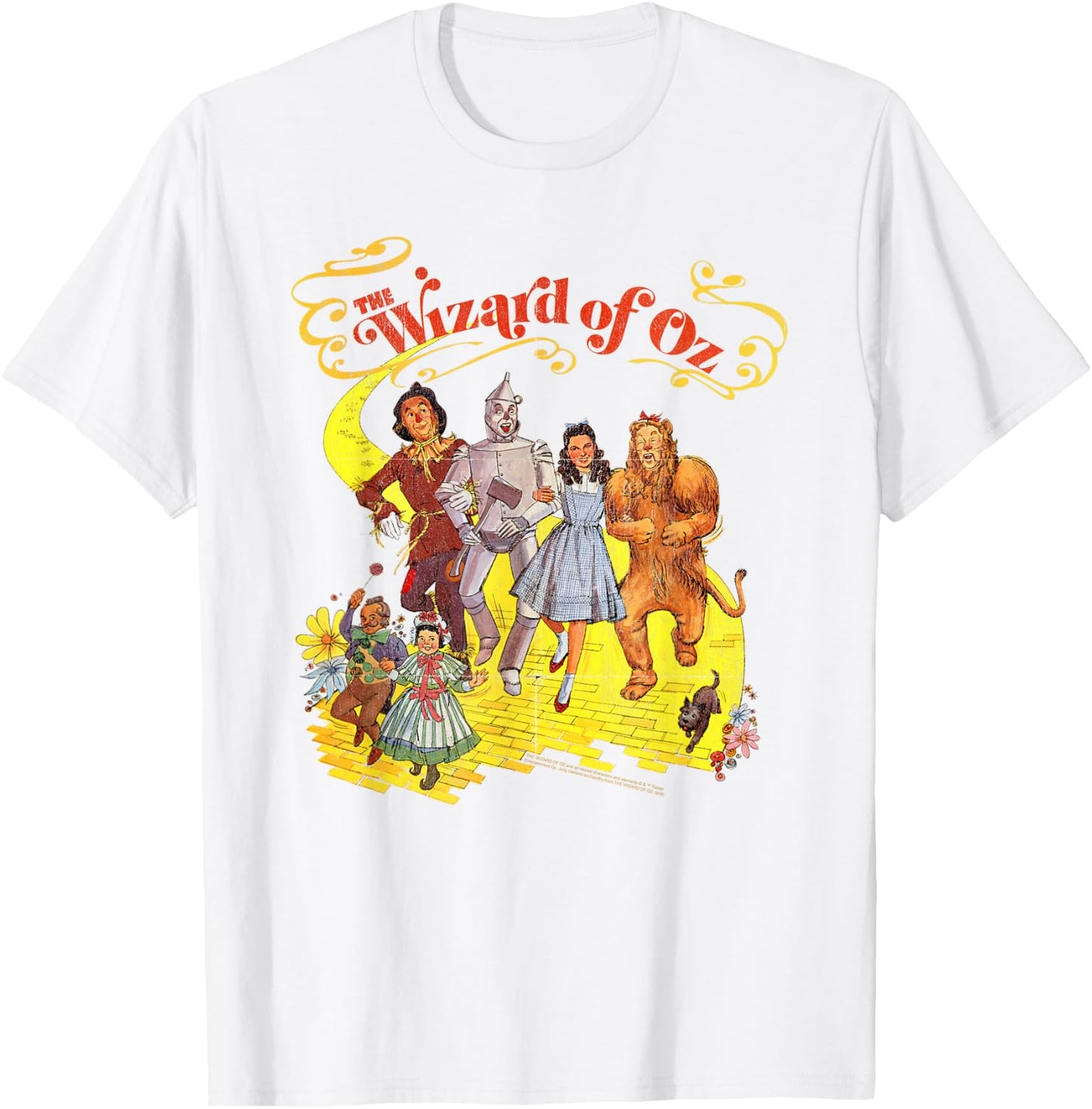 Wizard of Oz Classic Brick Road Small T-Shirt - T-Shirt | White