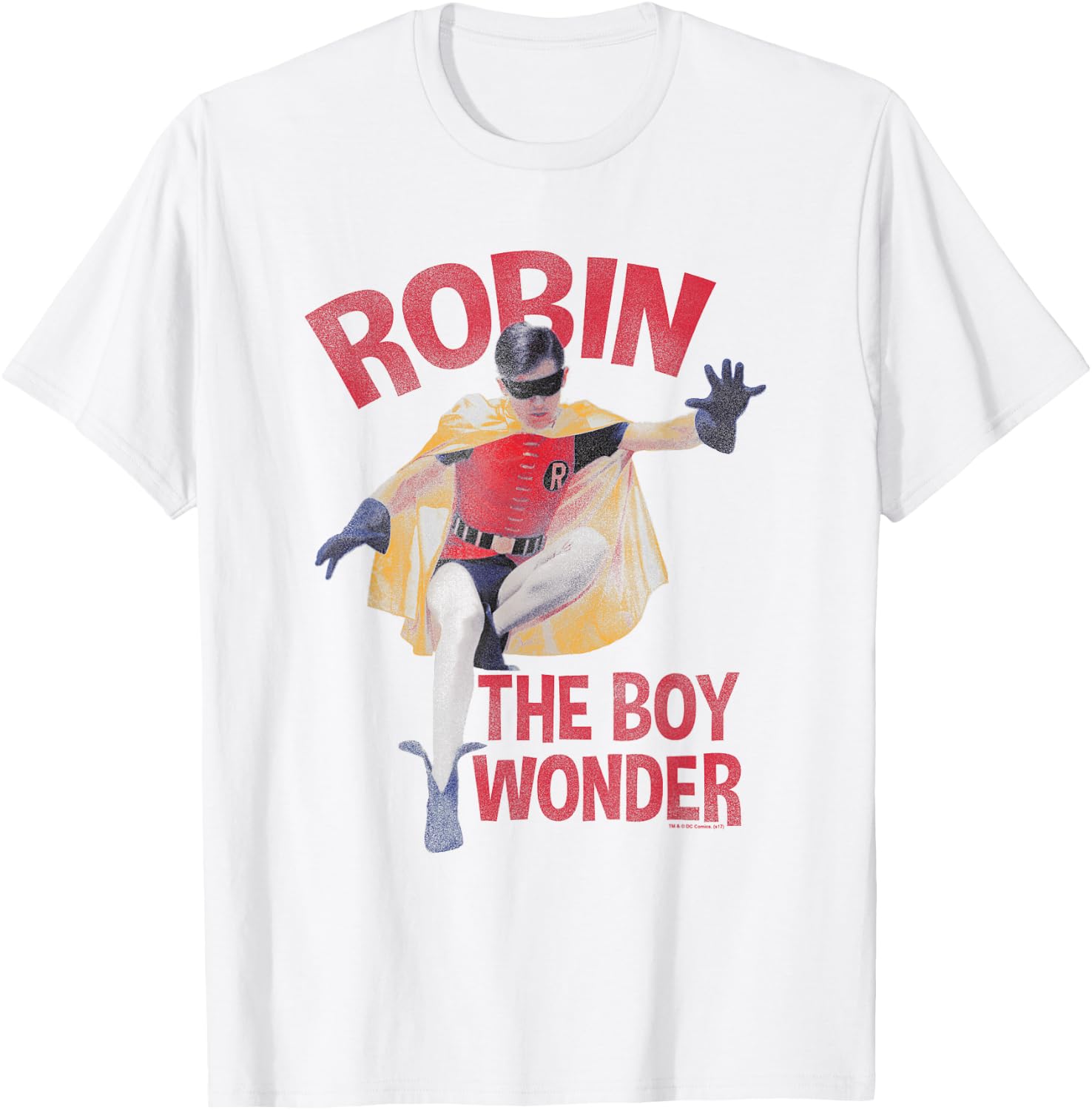 Batman Classic TV Series Robin Boy Wonder T-Shirt - T-Shirt | White