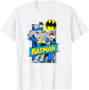 Batman Out of the Pages T Shirt T-Shirt - T-Shirt | White
