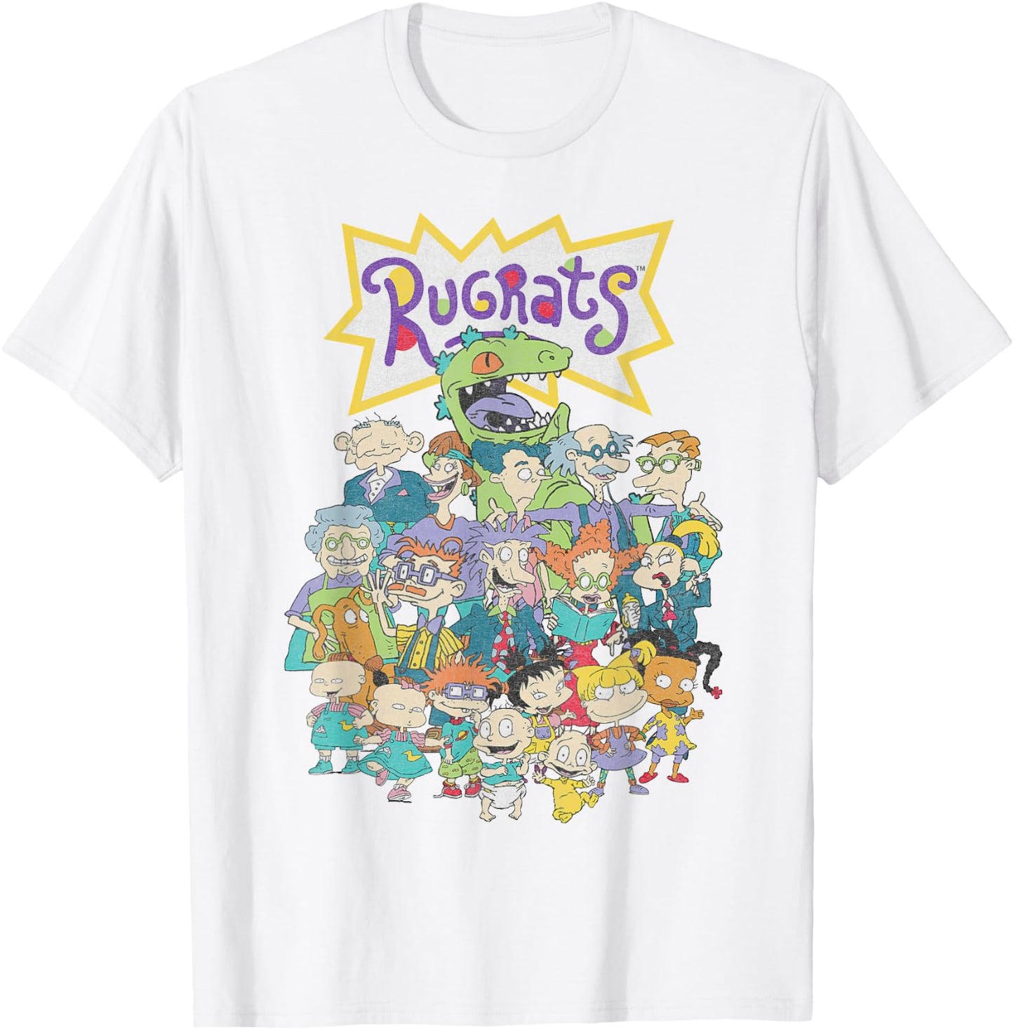 Nickelodeon Rugrats Full Character Portrait T-Shirt - T-Shirt | White