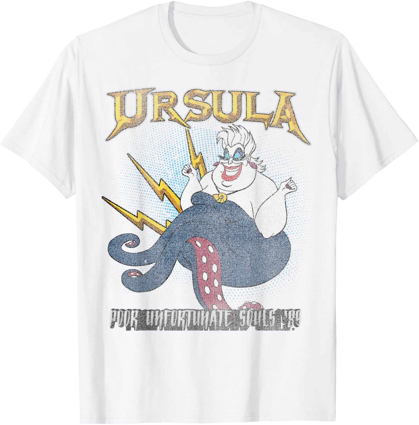 Disney Little Mermaid Ursula Quote Portrait Vintage T-Shirt - T-Shirt | White