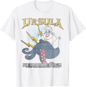 Disney Little Mermaid Ursula Quote Portrait Vintage T-Shirt - T-Shirt | White
