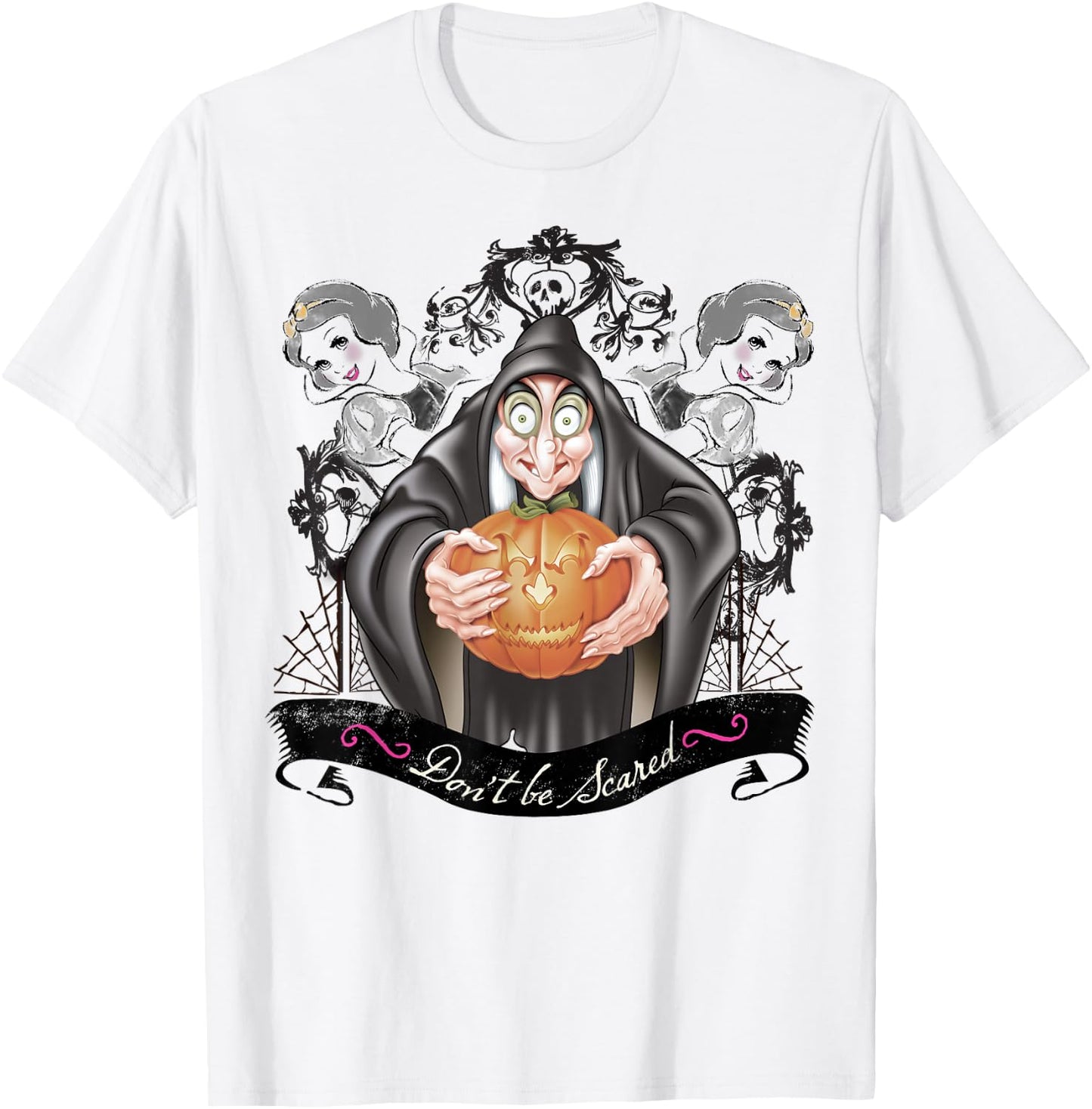 Disney Snow White Evil Queen Don't Be Scared Graphic T-Shirt - T-Shirt | White