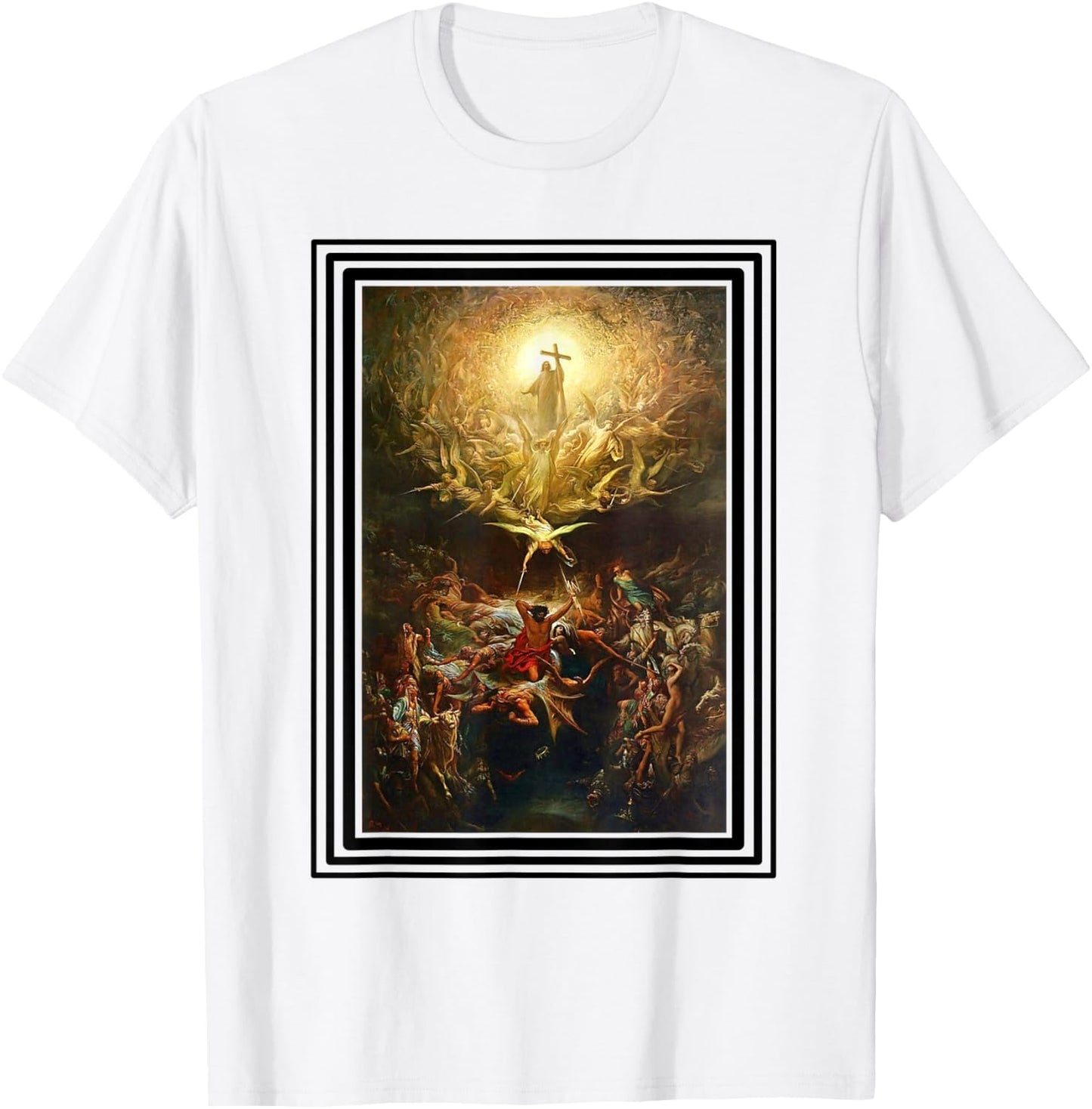 Triumph Of Christianity - Artistic Painting T-Shirt - T-Shirt | White