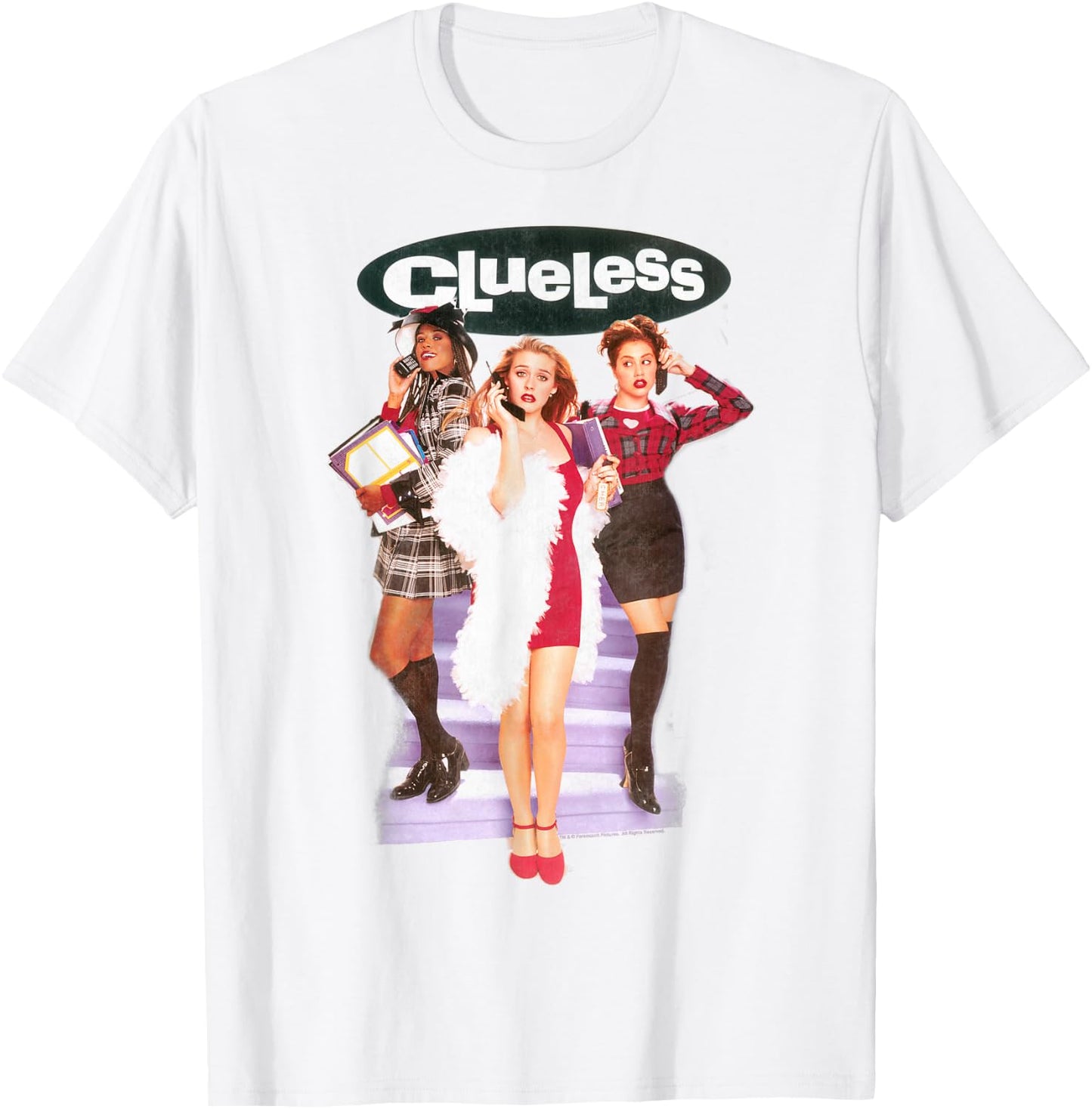 Clueless Cher Dionne & Tai Movie Poster Graphic T-Shirt - T-Shirt | White