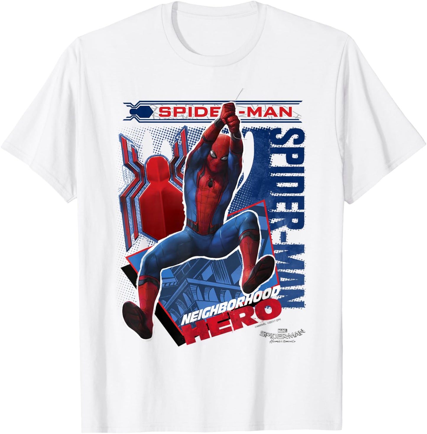 Marvel Spider-Man Homecoming Coming In Hot! Graphic T-Shirt - T-Shirt | White