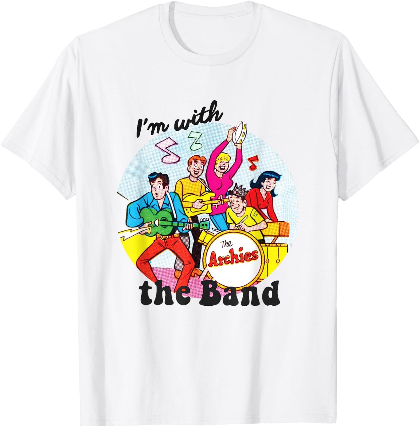 I'm with The Band Archie Comics Small T-Shirt - T-Shirt | White