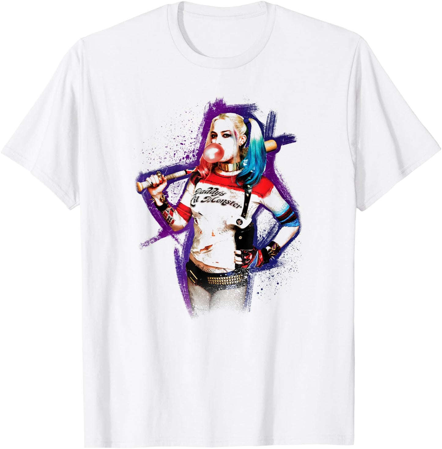 Suicide Squad Harley Quinn Bubble T Shirt T-Shirt - T-Shirt | White