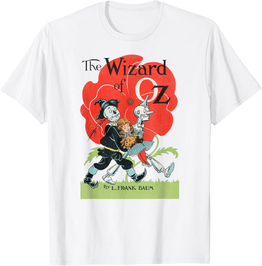 Vintage Wizard of OZ -Dorothy Scarecrow Tin Man Shirt T-Shirt - T-Shirt | White