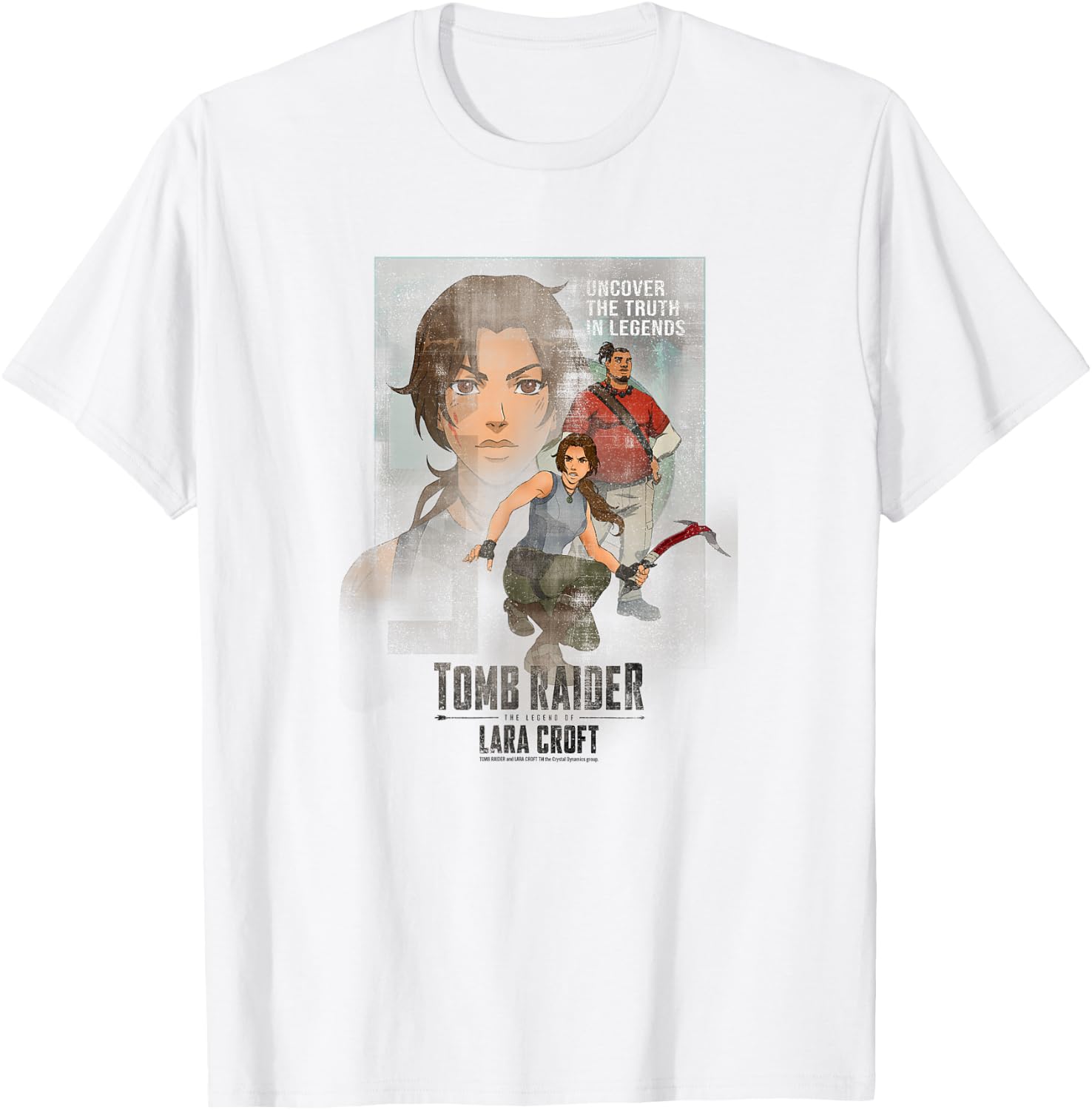 Tomb Raider: The Legend of Lara Croft Discover The Truth T-Shirt - T-Shirt | White