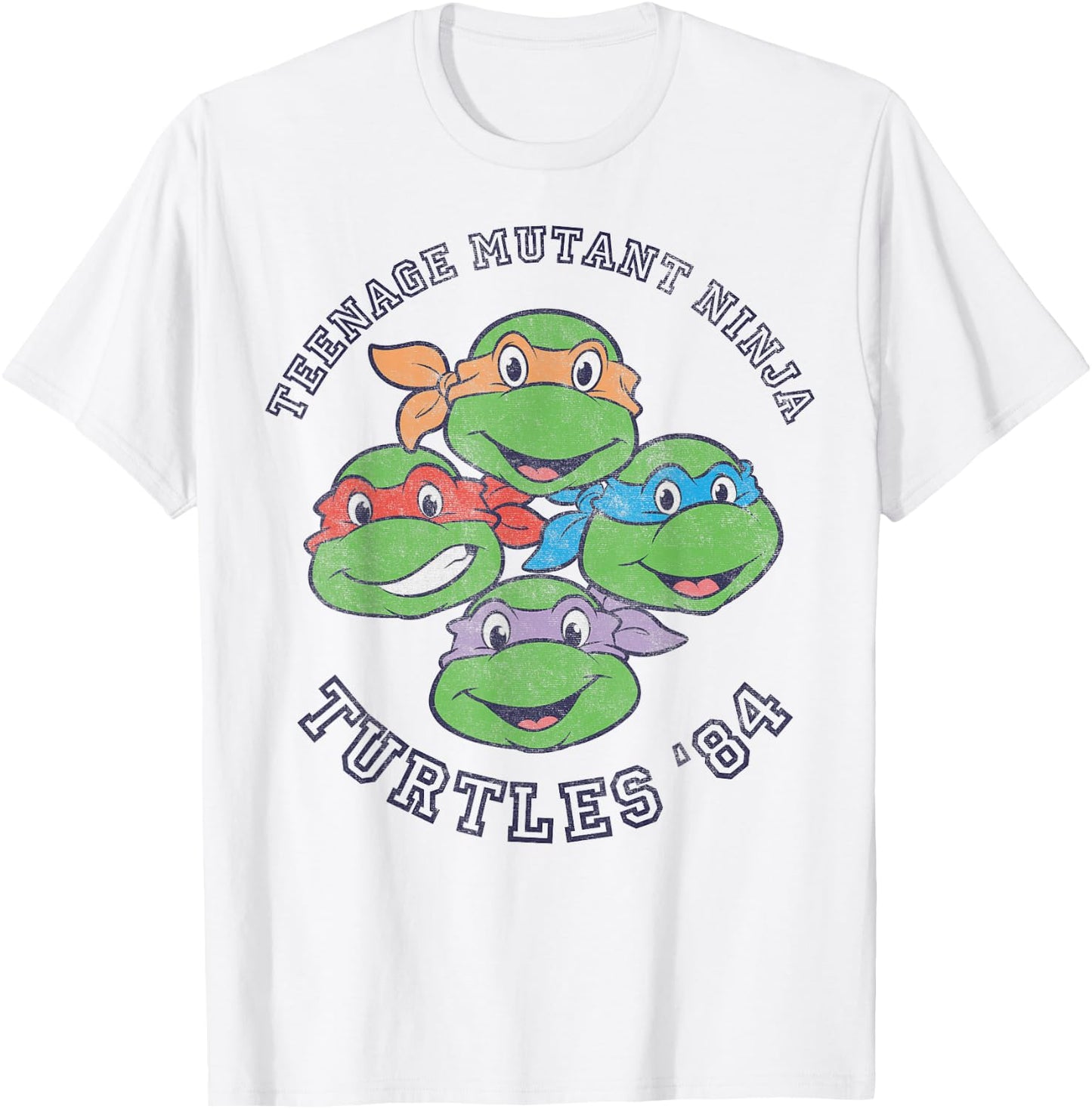 Teenage Mutant Ninja Turtles Old School 1984 T-Shirt - T-Shirt | White