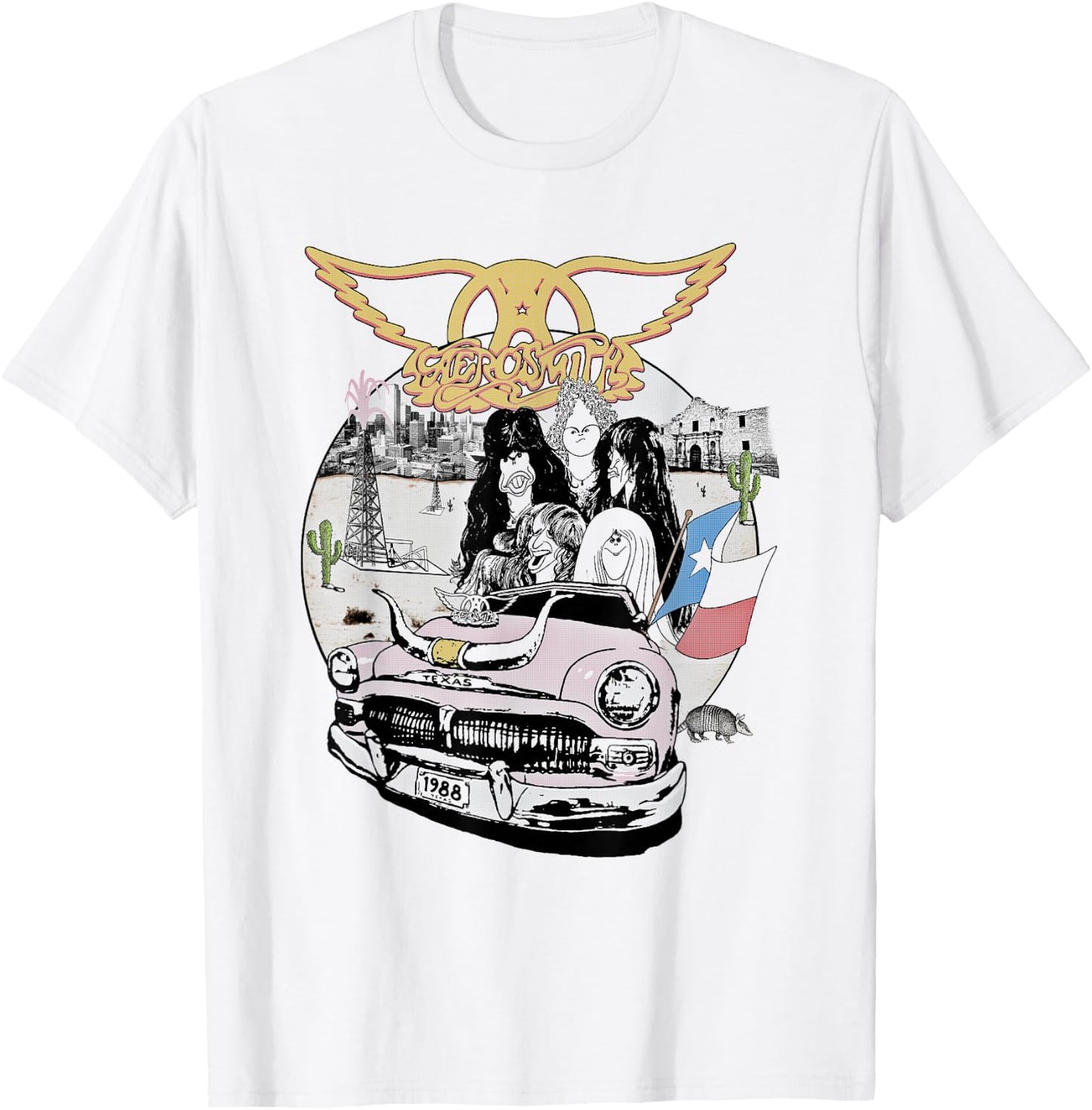 Aerosmith - Kings & Queens Multicolor T-Shirt - T-Shirt | White