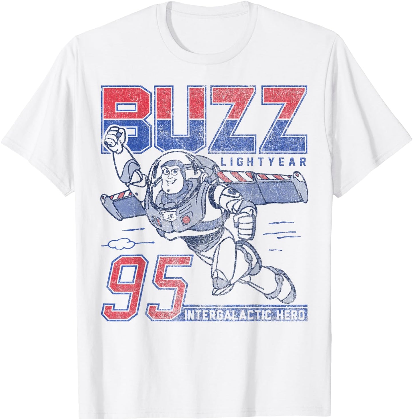 Disney Pixar Toy Story Buzz Lightyear Intergalactic Hero T-Shirt - T-Shirt | White