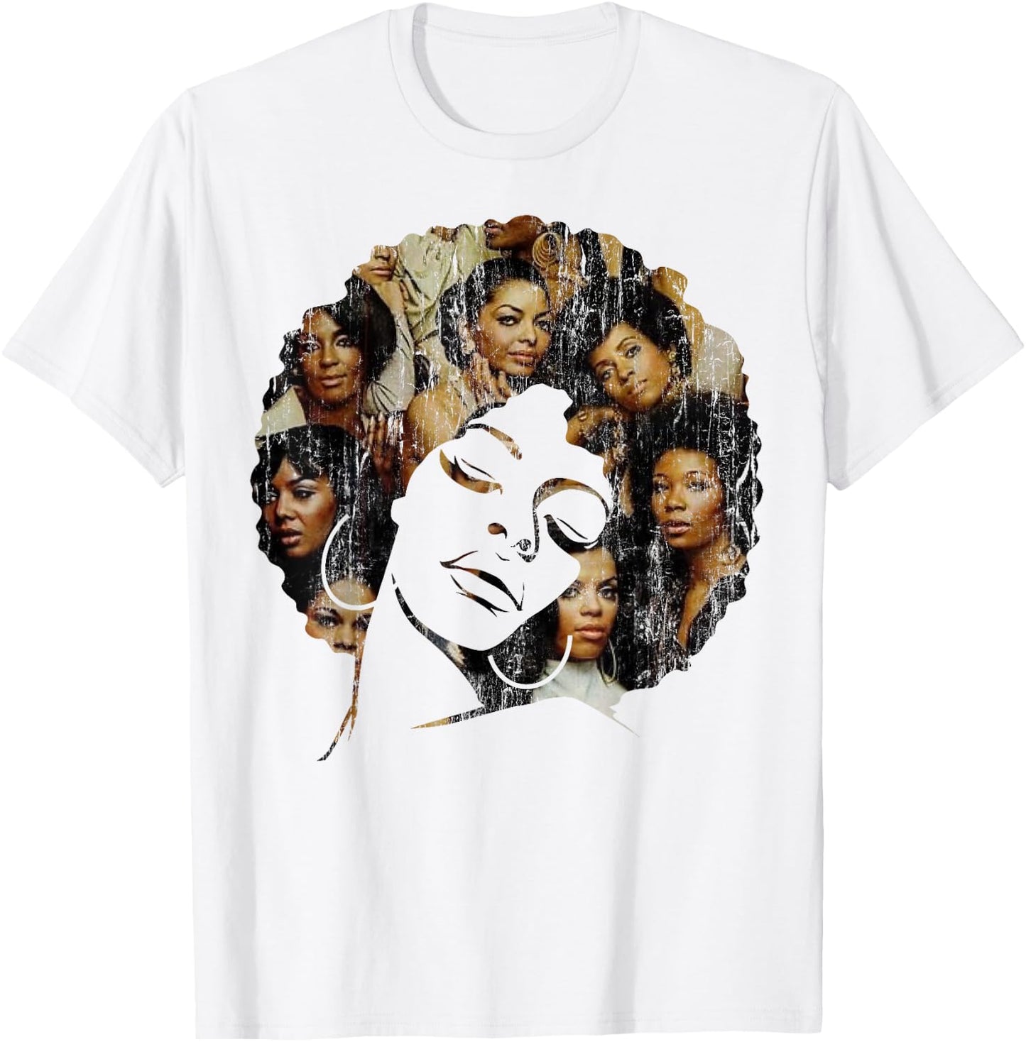 Strong Afro Black Women Shirt - Melanin Poppin Men Women T-Shirt - T-Shirt | White