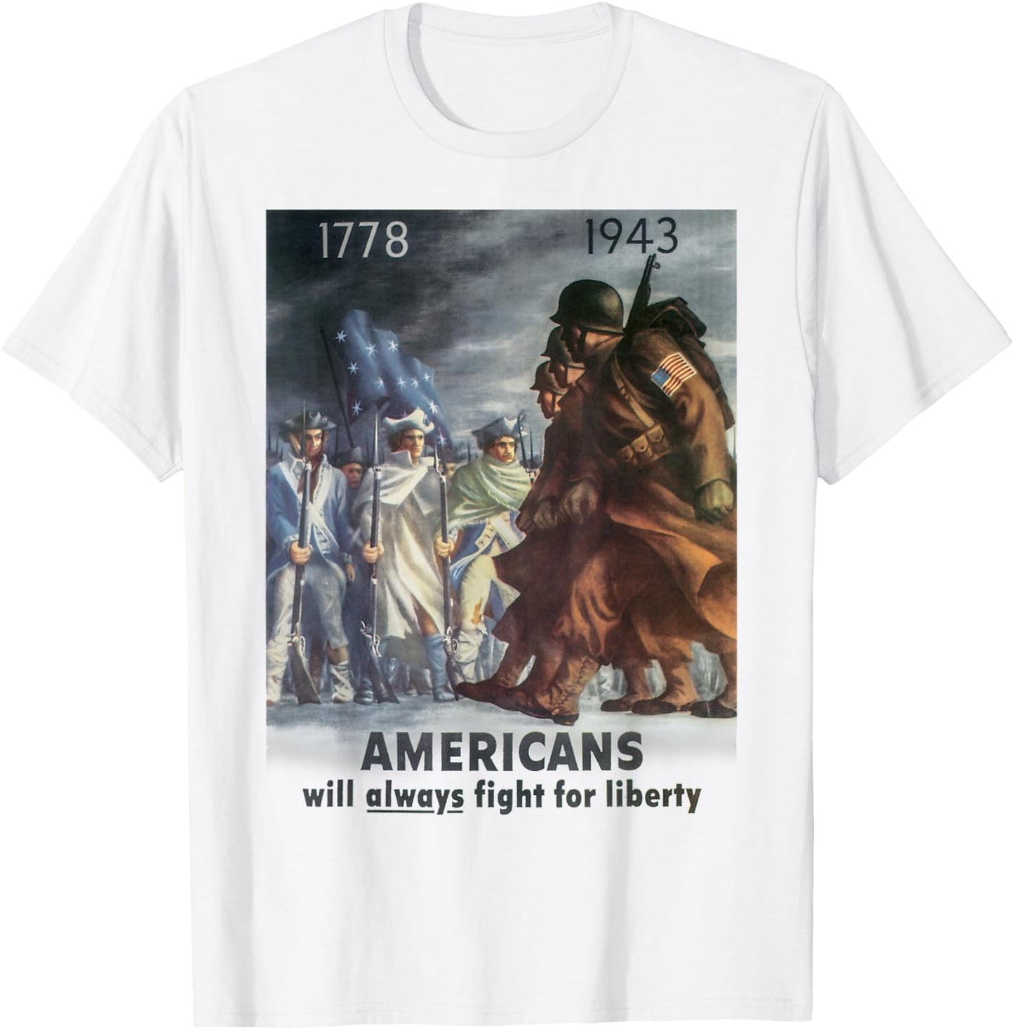 WW2 Propaganda Shirt - World War 2 Veteran T Shirt T-Shirt - T-Shirt | White