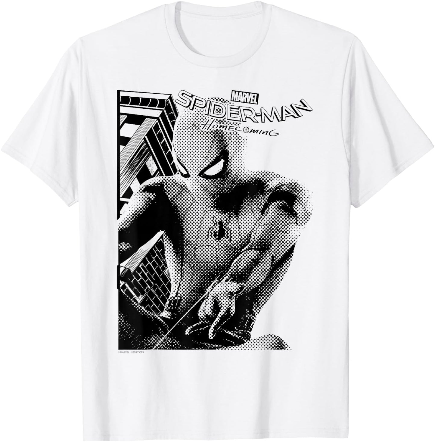 Marvel Spider-Man Homecoming Tonal Drop Graphic T-Shirt - T-Shirt | White