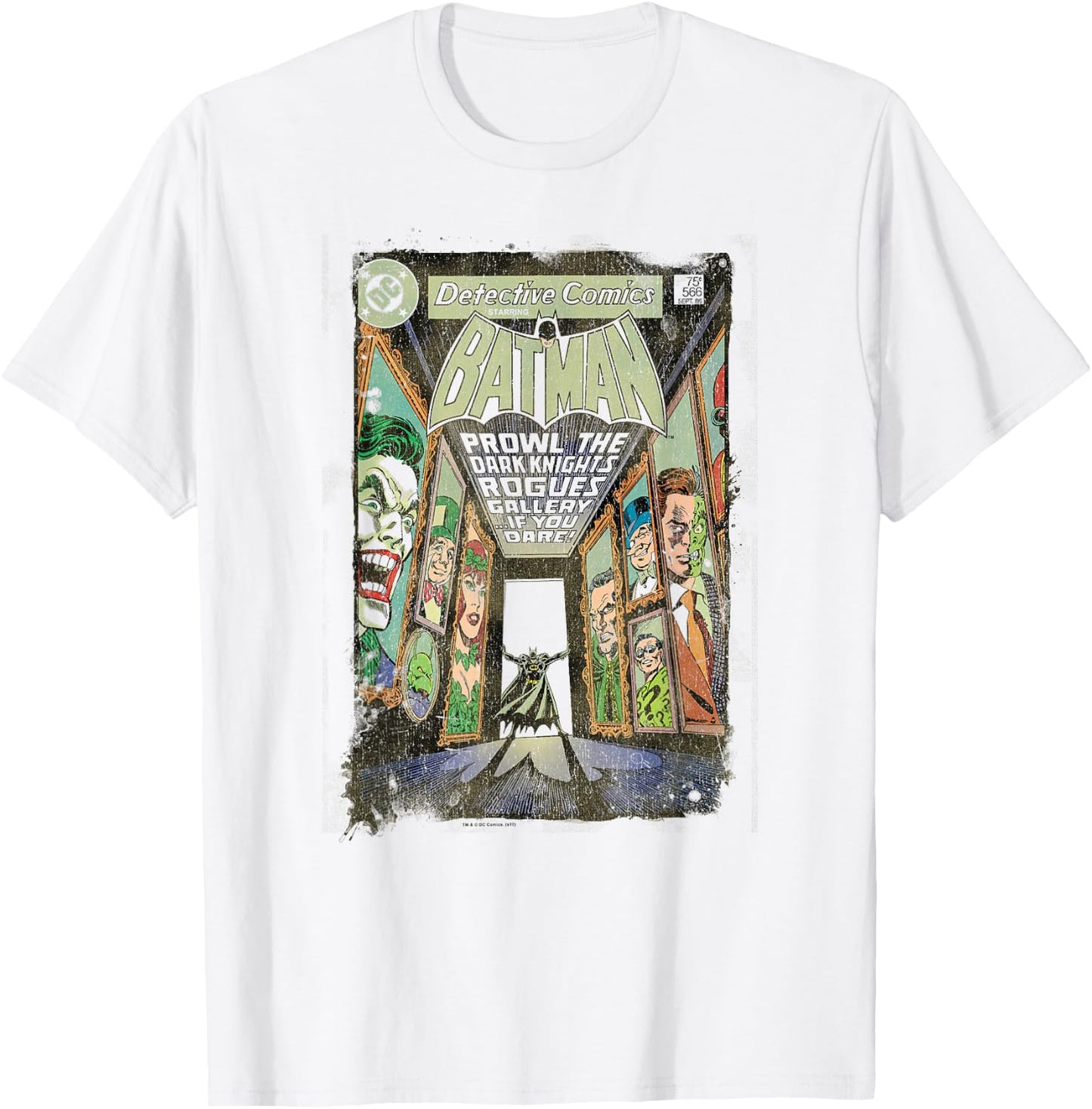 Batman Rogues Gallery Cover T Shirt T-Shirt - T-Shirt | White