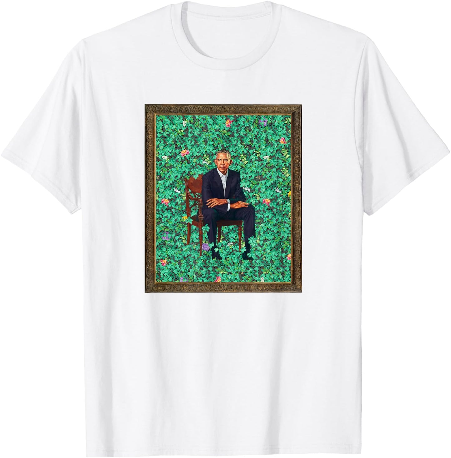 Obama Portrait T-Shirt - T-Shirt | White