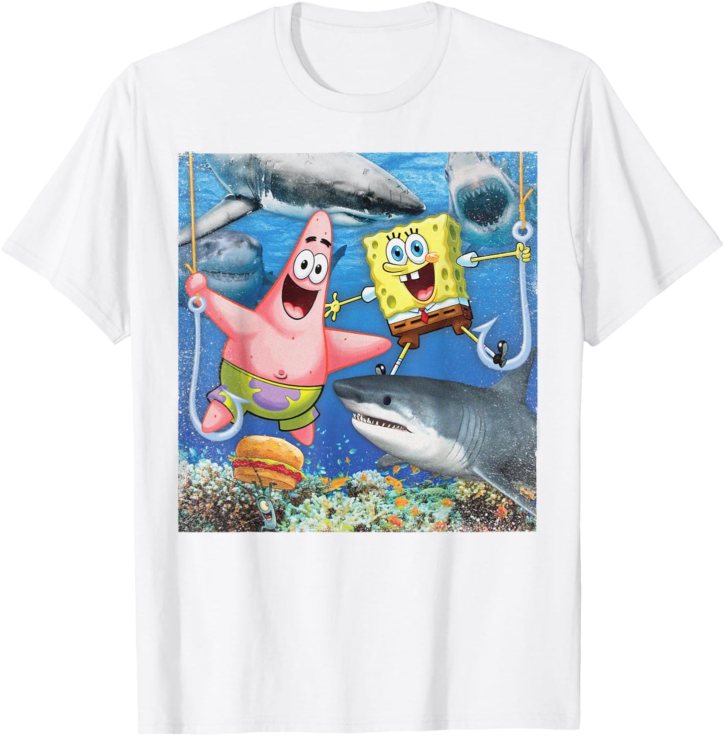 Spongebob SquarePants & Patrick Picture Perfect T-Shirt - T-Shirt | White