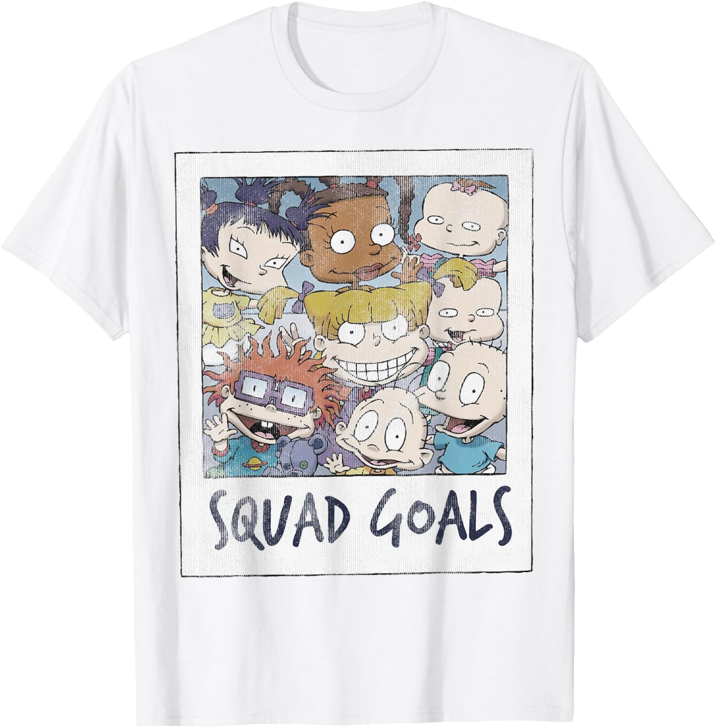 Rugrats Baby Squad Polaroid Picture Vintage Graphic T-Shirt - T-Shirt | White