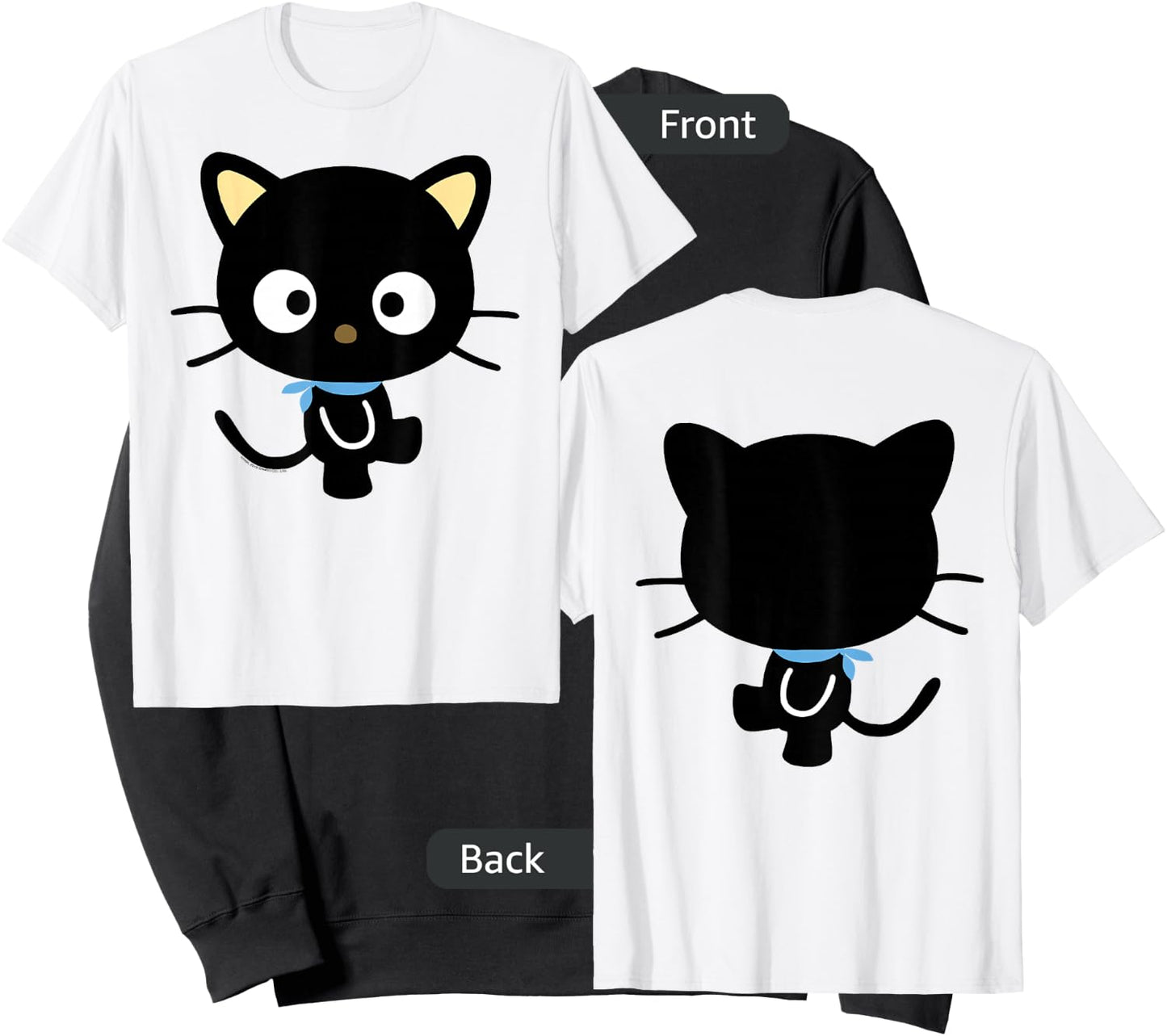 Chococat Front and Back Shirt Sweatshirt - Sweatshirt | Black