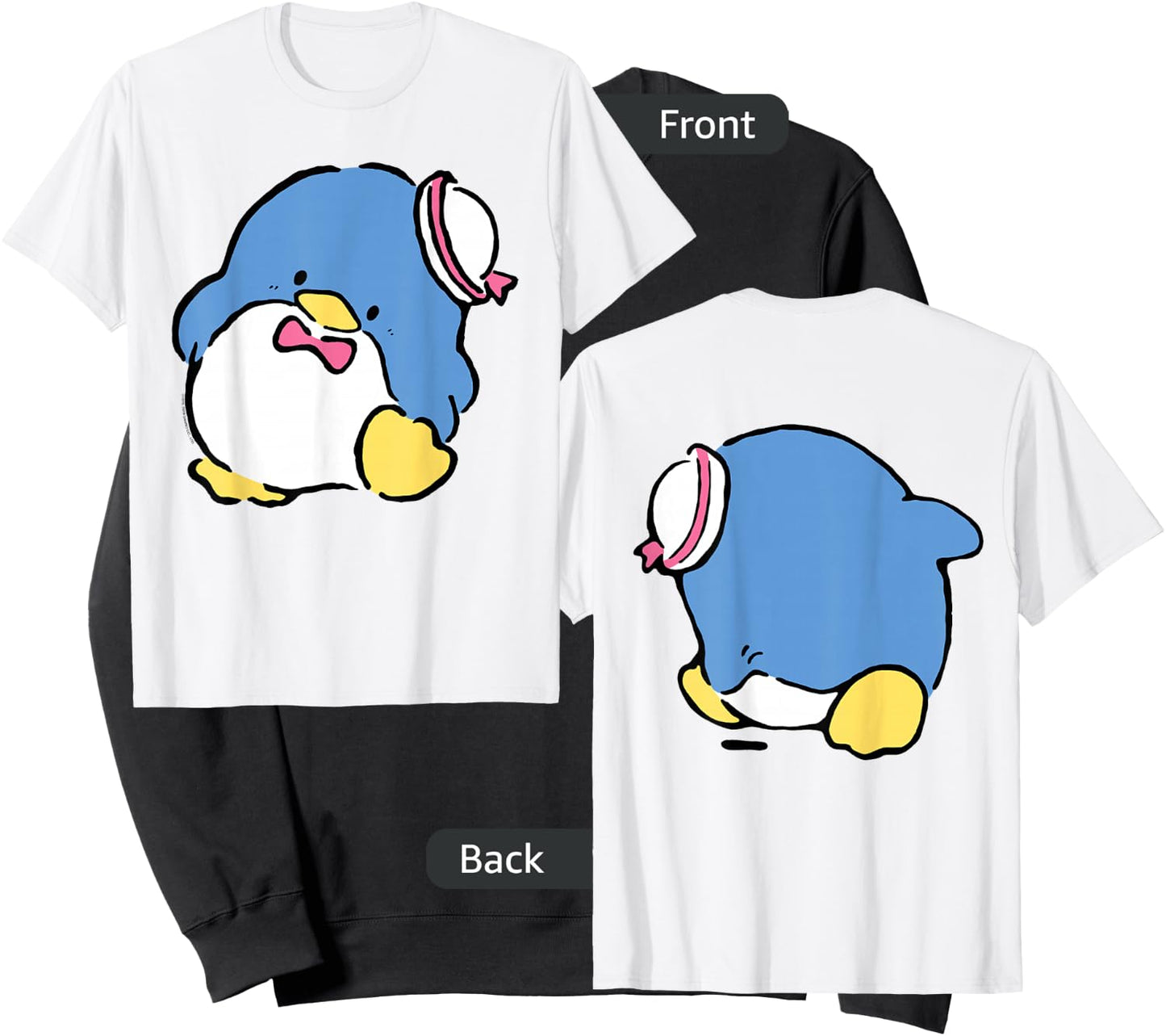 Tuxedosam Front and Back Shirt Sweatshirt - Sweatshirt | Black