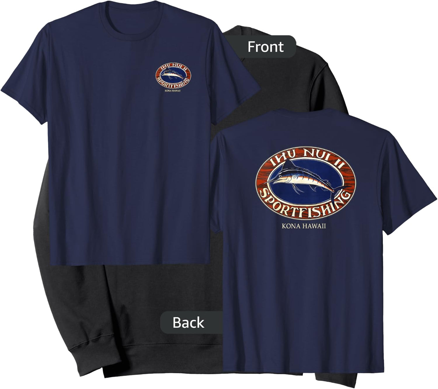 Ihu Nui II Sportfishing - Fishing Sweatshirt - Sweatshirt | Black