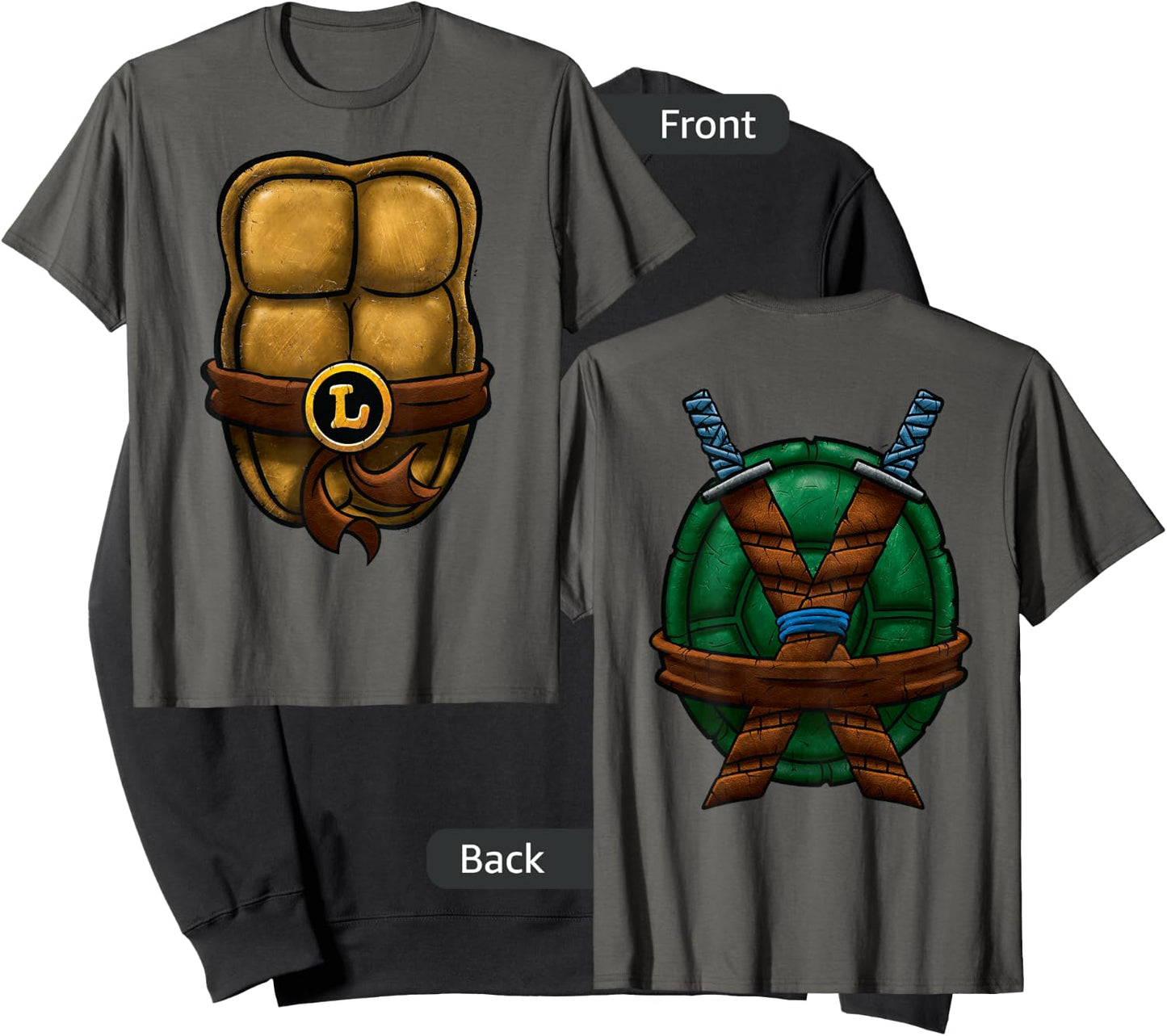 Teenage Mutant Ninja Turtles Leonardo Shell Graphic Sweatshirt - Sweatshirt | Black