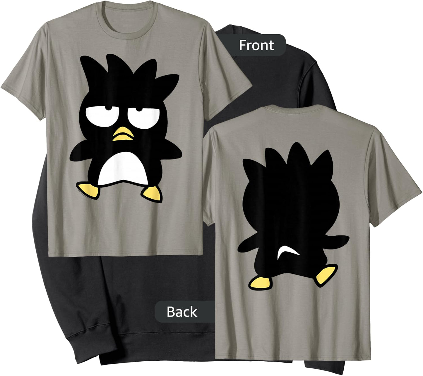 BADTZ-MARU Front and Back Shirt Sweatshirt - Sweatshirt | Black