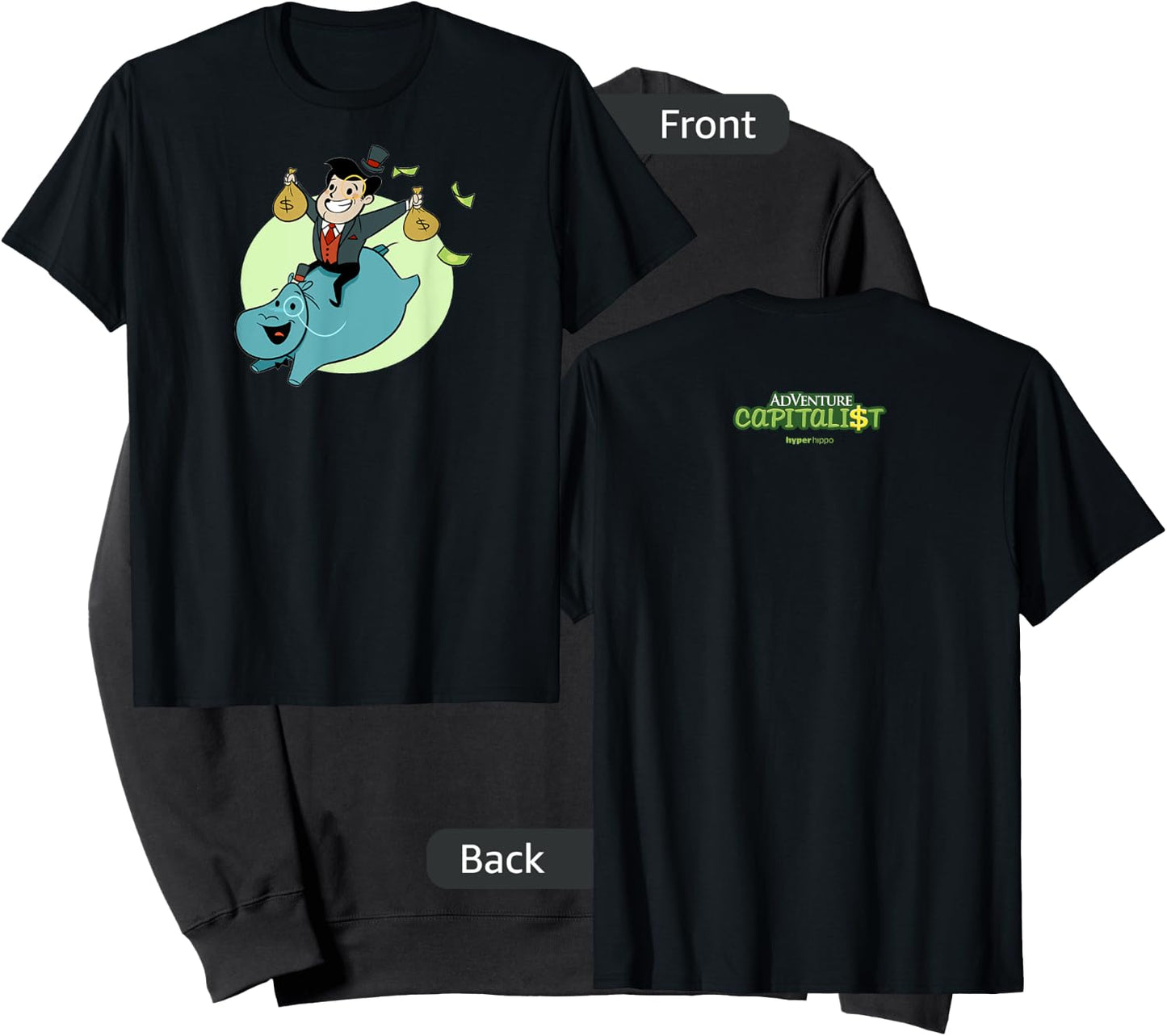 Hip-Hippo Hooray! Sweatshirt - Sweatshirt | Black