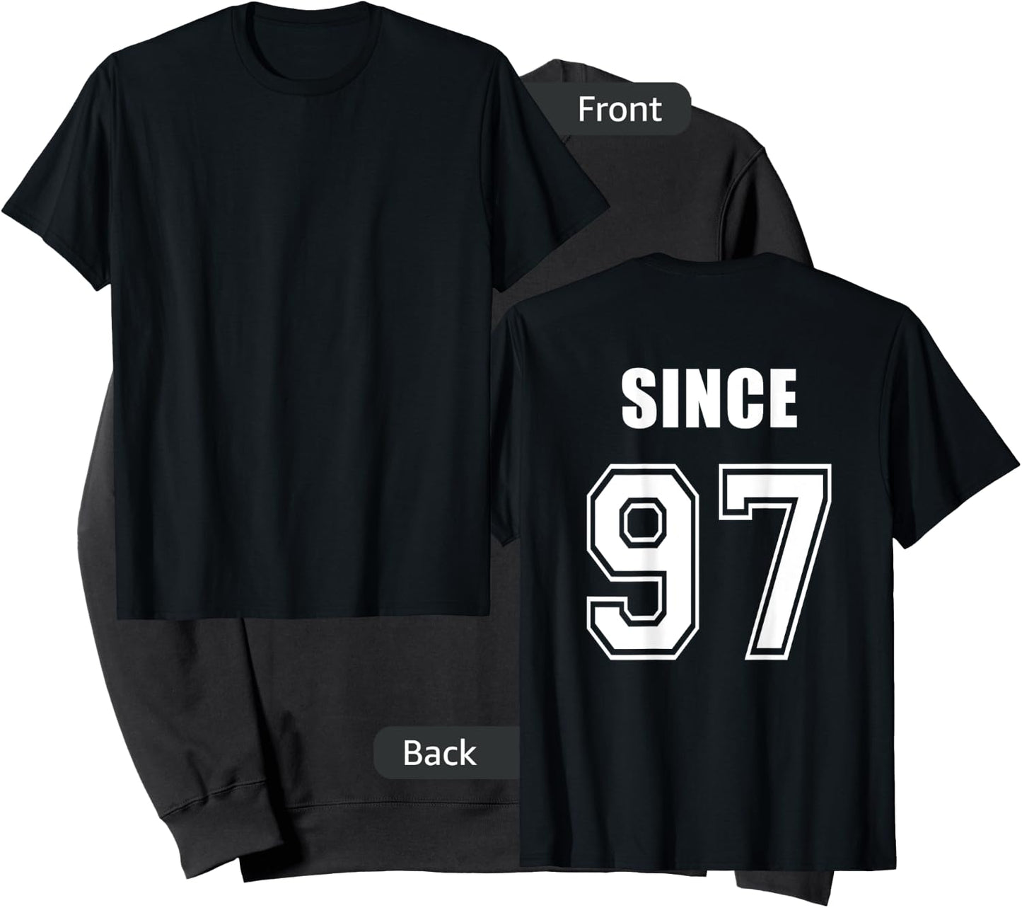 Together since 1997 -couple shirts-Lovers Shirts- King Queen Sweatshirt - Sweatshirt | Black