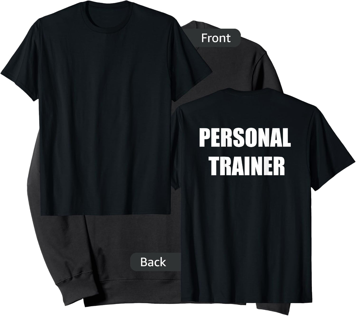 Personal Trainer - Back Only - Classic Sweatshirt - Sweatshirt | Black