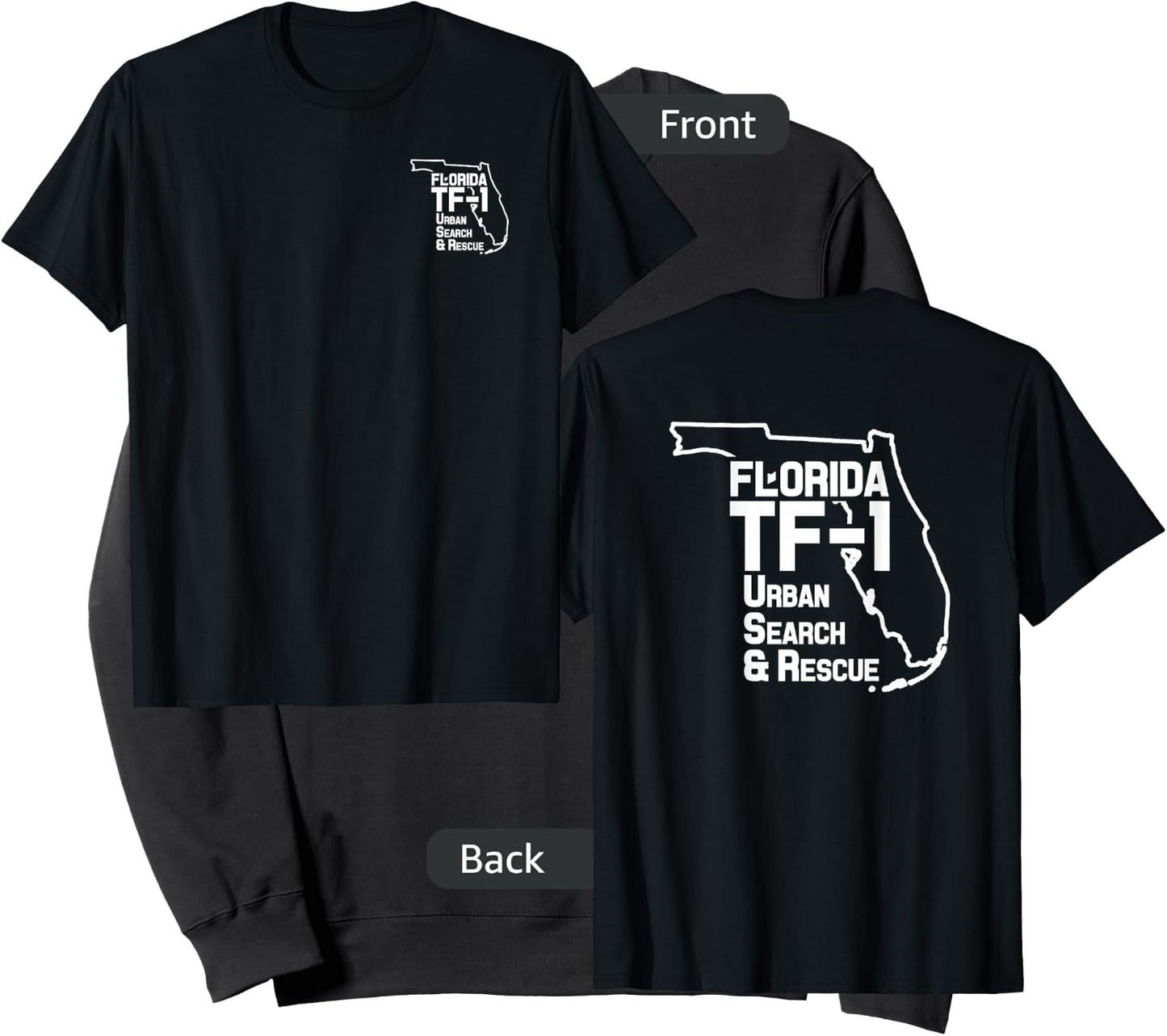 Urban Search & Rescue Florida Task Force 1 FL-TF1 Duty Sweatshirt - Sweatshirt | Black