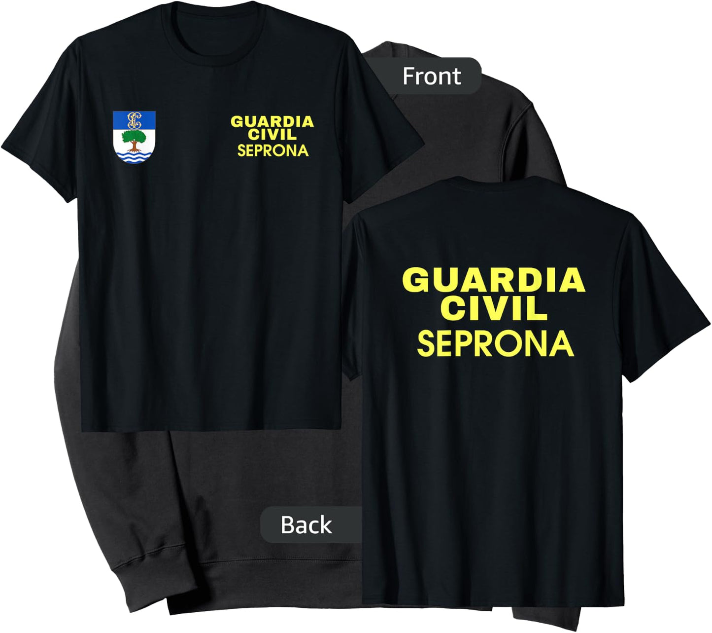 Spain Police Apparel - Policia España Guardia Civil Seprona Sweatshirt - Sweatshirt | Black