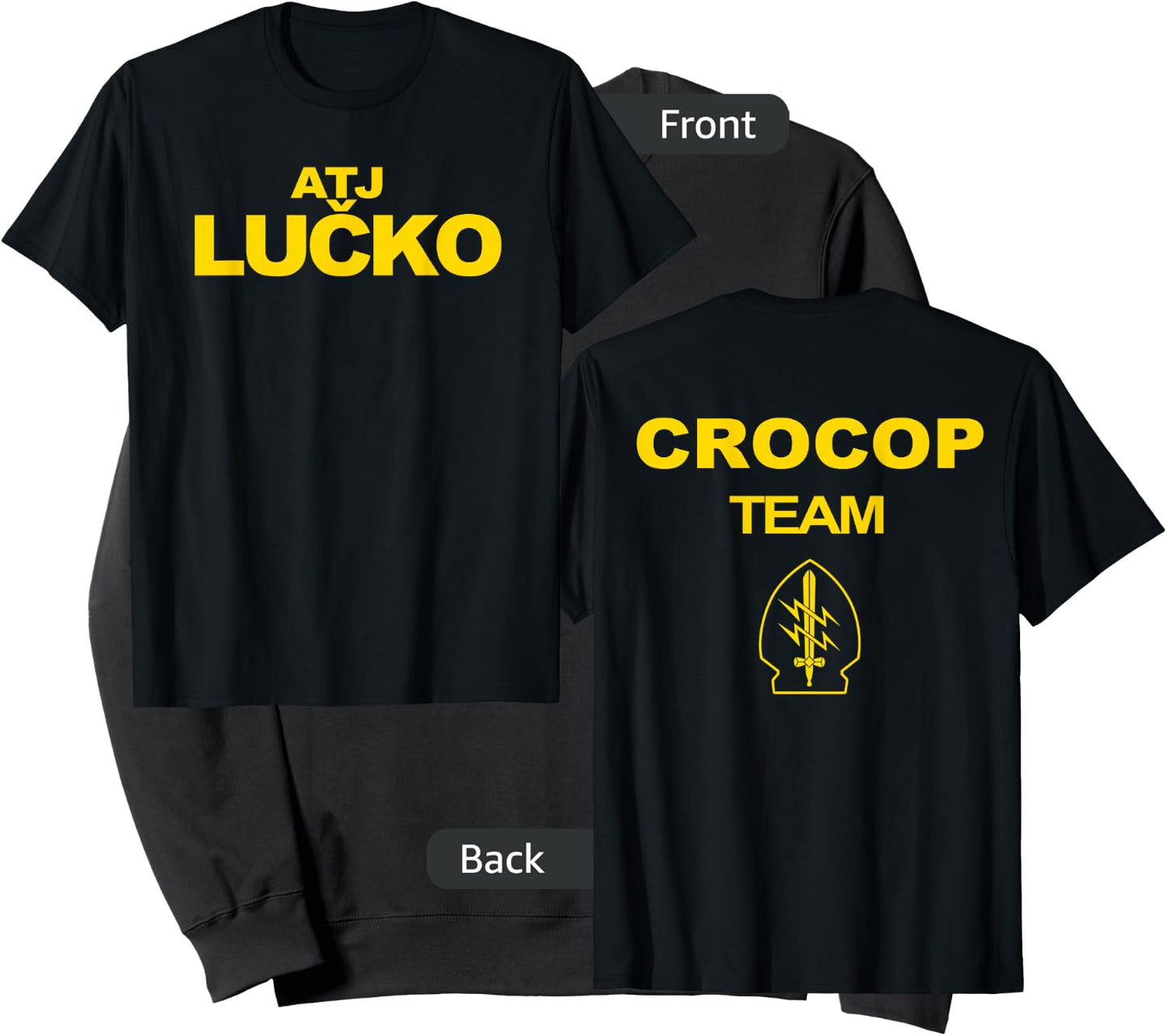 Croatian Police Anti-terrorist Unit ATJ LUCKO Crocop Team Sweatshirt - Sweatshirt | Black